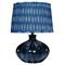 Amara Traditional Blue Printed Shade Ceramic Table Lamp