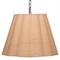 Rue Coastal Beach Natural Raffia Scalloped Single Pendant|Kathy Kuo Home