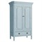 Camilla French Country Light Blue Wood Armoire|Kathy Kuo Home