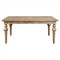 Isabella French Country Brown Pine Rectangular Extendable Dining Table - 66-84&quot;|Kathy Kuo Home