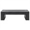 Brissy Rustic Lodge Black Reclaimed Oak Rectangular Coffee Table|Kathy Kuo Home