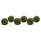 Elowen Updated Traditional Green Faux Rattan Moss Ball - Set of 6|Kathy Kuo Home