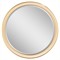 Visual Comfort Tricia Modern Classic Antique Brass Illuminated Round Wall Mirror - 24&quot;|Kathy Kuo Home