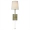 Visual Comfort Lucia Updated Traditional Celadon Steel Cordless Wallchiere Sconce|Kathy Kuo Home
