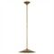 Visual Comfort Ponce Updated Traditional Antique Brass Single Pendant - 13&quot;|Kathy Kuo Home