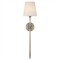 Visual Comfort Bryant Modern Classic Antique Nickel Cordless Tail Sconce|Kathy Kuo Home