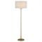 Visual Comfort Walker Modern Off White Shade Gild Cordless Floor Lamp|Kathy Kuo Home
