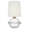 Visual Comfort Breslin Updated Traditional Glass Cordless Table Lamp|Kathy Kuo Home