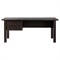 Joseph Rustic Lodge Dark Brown Oak Desk|Kathy Kuo Home