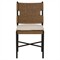 Rosalie Modern Classic Black Aluminum Woven Wicker Outdoor Dining Side Chair|Kathy Kuo Home