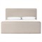 Melanie Modern Classic Beige Bed - Queen|Kathy Kuo Home