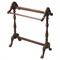 Novaria Updated Traditional Dark Brown Wood Blanket Stand|Kathy Kuo Home