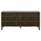 Mira Coastal Beach Dutch Brown Oak Double Dresser|Kathy Kuo Home