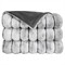 Audrey Modern Classic Grey Faux Fur Throw Blanket|Kathy Kuo Home