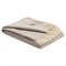 Sierra Modern Classic Beige Cashmere Throw Blanket|Kathy Kuo Home