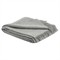 Virdis Modern Classic Light Grey Wool Throw Blanket|Kathy Kuo Home