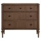 Andrea French Country Natural Brown Oak Bachelor Chest|Kathy Kuo Home