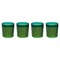 L&#39;Objet Prism Modern Classic Green Double Old Fashioned Glass - Set of 4|Kathy Kuo Home
