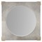 Kristen Modern Classic Grey Hair On Hide Wall Mounted Mirror|Kathy Kuo Home
