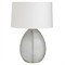 Jaxx Coastal Beach Ice Reactive Glazed Ceramic Table Lamp|Kathy Kuo Home