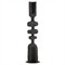Jayden Modern Classic Ebony Resin Totem Floor Sculpture|Kathy Kuo Home