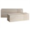 Kamira Coastal Beach Whitewash Mango Wood Decorative Box - Set of 2|Kathy Kuo Home