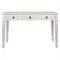 Abner Updated Traditional Whitewash Wood Desk|Kathy Kuo Home
