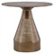 Brianne Modern Classic Brass Aluminum Round Pedestal Bistro Table - 32&quot;|Kathy Kuo Home