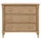 Calypso Updated Traditional Whitewash Oak Bobbin Dresser|Kathy Kuo Home