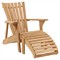 Camille Coastal Beach Natural Teak Outdoor Lounge Arm Chair|Kathy Kuo Home