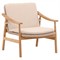 Penny Coastal Beach Natural Teak Woven Outdoor Lounge Arm Chair|Kathy Kuo Home