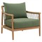 Quinn Coastal Beach Natural Teak Outdoor Lounge Arm Chair|Kathy Kuo Home