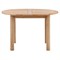 Tania Coastal Beach Natural Teak Round Outdoor Dining Table - 47&quot;|Kathy Kuo Home
