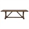 Noyer Rustic Lodge Brown Mango Wood Rectangular Dining Table - 95&quot;|Kathy Kuo Home