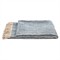 Yvonne Updated Traditional Blue Cotton Woven Throw Blanket|Kathy Kuo Home
