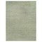 Hera Modern Classic Green Wool Solid Rug - 6&#39;x9&#39;|Kathy Kuo Home