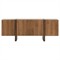 Nissa Modern Classic Brown Oak Sideboard|Kathy Kuo Home