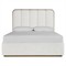 Bideford Modern Classic White Tufted Bed - Queen|Kathy Kuo Home