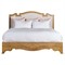 Barbizon Updated Traditional Brown Wood Bed - Queen|Kathy Kuo Home