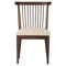 Tobin Updated Traditional Off White Upholstered Brown Wood Dining Chair|Kathy Kuo Home