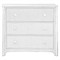 Elliana Coastal Beach White Woven Rattan Bachelor Chest|Kathy Kuo Home