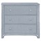 Elliana Coastal Beach Blue Woven Rattan Bachelor Chest|Kathy Kuo Home