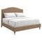 Frank Updated Traditional Brown Performance Wood Bed - Queen|Kathy Kuo Home