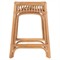 Cayden Coastal Beach Natural Rattan Counter Stool|Kathy Kuo Home
