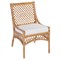 Cayden Coastal Beach Natural Rattan Dining Chair|Kathy Kuo Home