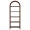 Elyse Modern Classic Brown Wood Arched Etagere|Kathy Kuo Home