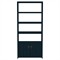 Allura Modern Classic Blue Wood Etagere|Kathy Kuo Home