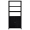 Shay Modern Classic Coffee Brown Wood Bookcase|Kathy Kuo Home