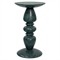 Stanley Updated Traditional Dark Green Marble Round Pedestal Accent Table|Kathy Kuo Home