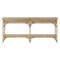 Jesse Coastal Beach Natural Woven Abaca Rectangular Console Table|Kathy Kuo Home